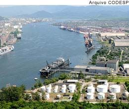 Atualmente, o Porto de Santos tem 7,7 milhões m² de área